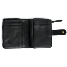 画像2: CINQ/サンク　 二つ折り財布　 ブラック (2)