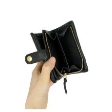 画像3: CINQ/サンク　 二つ折り財布　 ブラック (3)