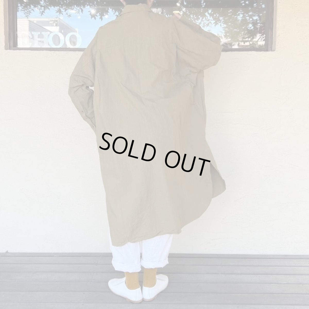 画像7: Veritecoeur／ヴェリテクール　 ロングシャツ　 ベージュ (7)