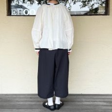 画像5:  SALE!30%OFF!  Gauze#/ガーゼ　 バイカラー2WAYギャザーブラウス (5)