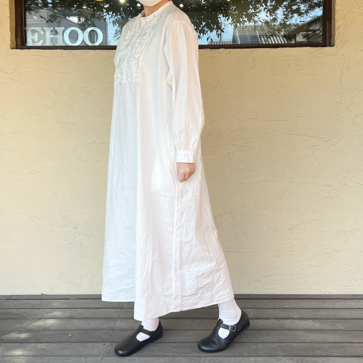 画像1: Gauze#/ガーゼ　 ヴィヴィアンワンピース　 ホワイト (1)