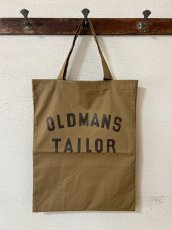 画像1: OLD MAN’S TAILOR/オールドマンズテーラー　 OMTプリントトートバッグ　 ダークベージュ (1)