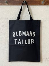 画像1: OLD MAN’S TAILOR/オールドマンズテーラー　 OMTプリントトートバッグ　 ブラック (1)