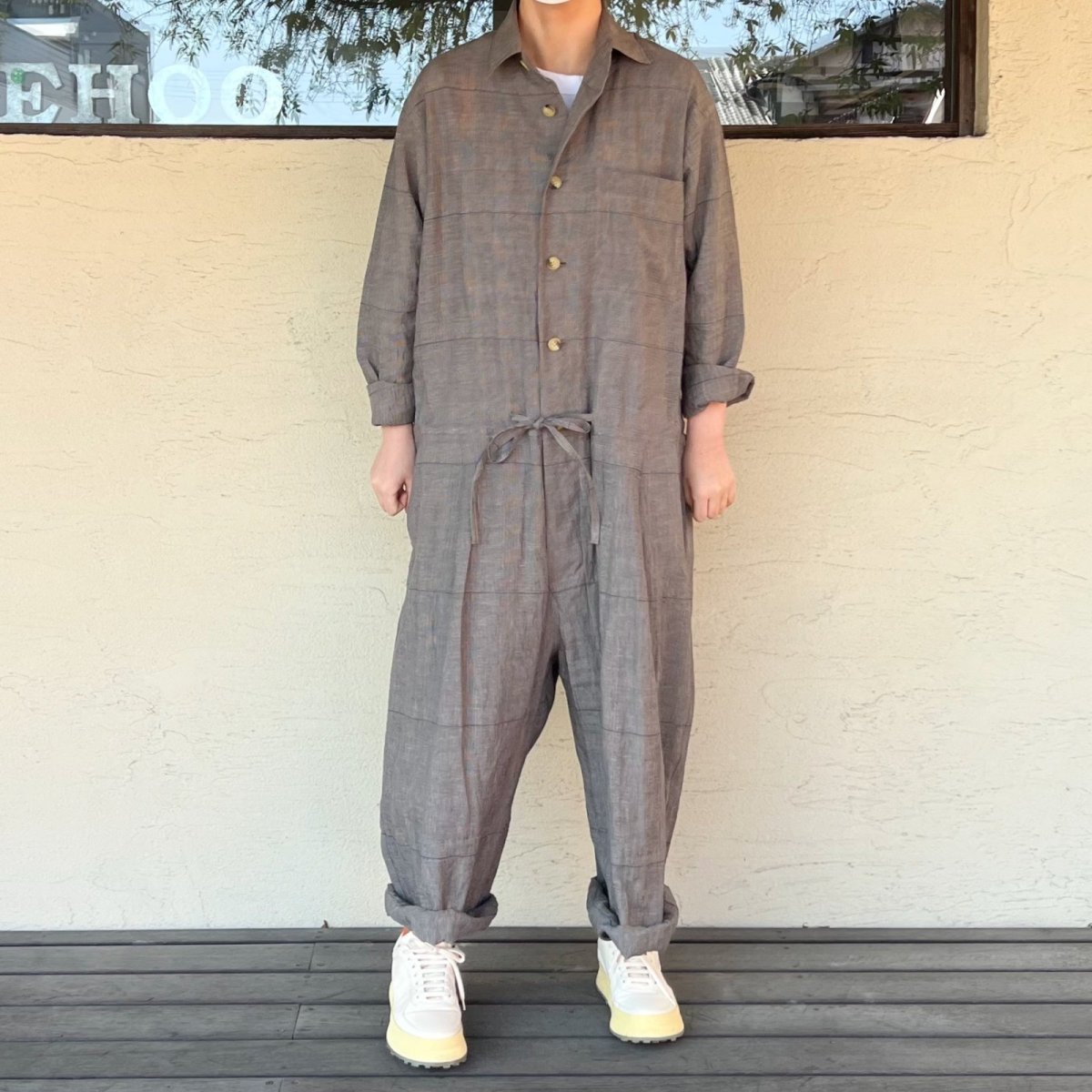 画像3: Veritecoeur／ヴェリテクール　 グレンチェックオールインワン (3)