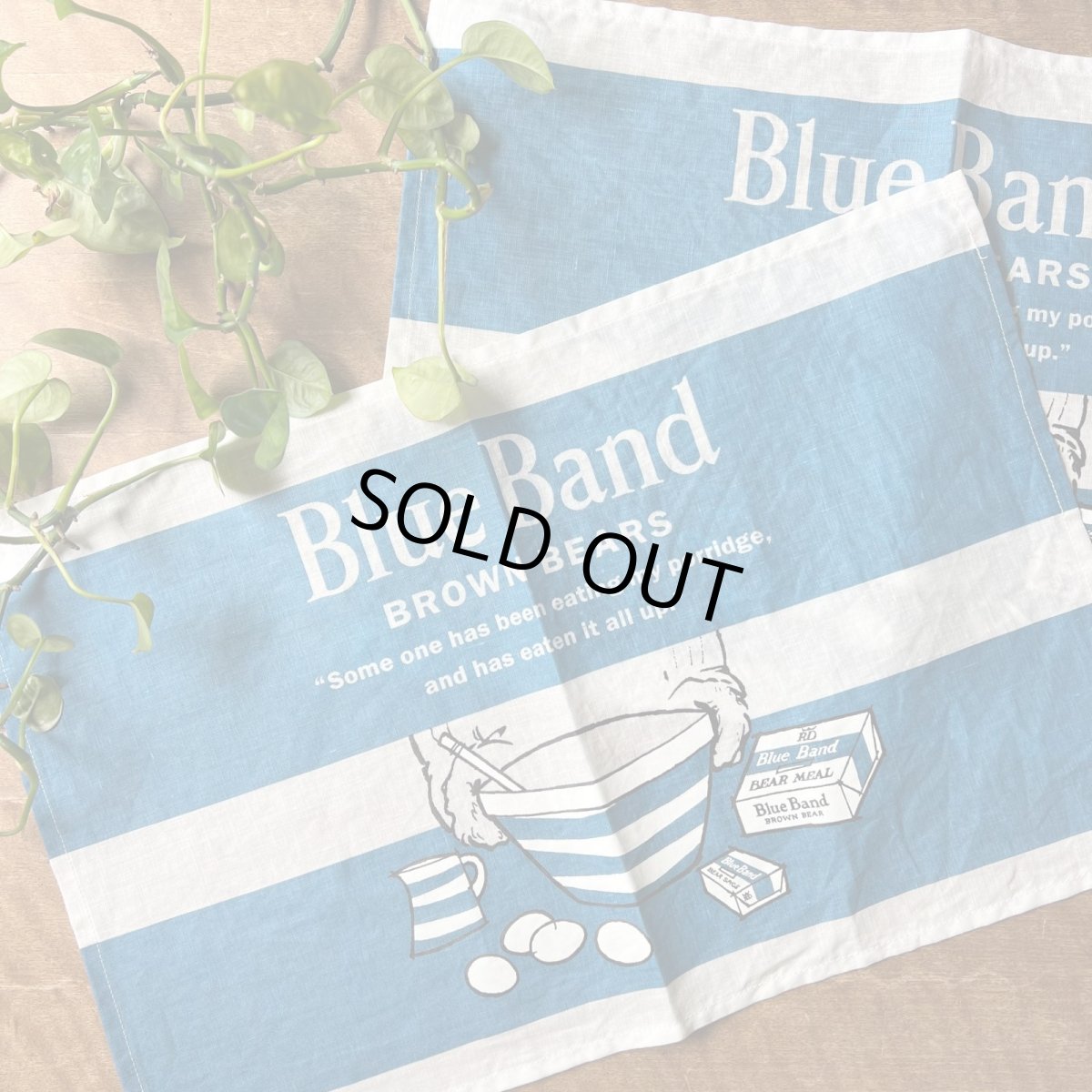 画像1: R&D.M.Co-/オールドマンズテーラー　 BLUE BAND PLACE MAT (1)