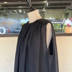 画像11: R&D.M.Co-/オールドマンズテーラー　 デンズリーリネン　ギャザードレス (11)