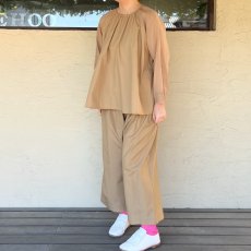 画像7: Gauze#/ガーゼ　 オーガンジースリーブブラウス　 ライトベージュ (7)