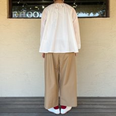 画像6: Gauze#/ガーゼ　 オーガンジースリーブブラウス　 ホワイト (6)