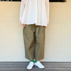 画像8: STAMP AND DIARY/スタンプアンドダイアリー　 ウエストタックワイドパンツ91cm丈　 ベージュ・カーキ (8)