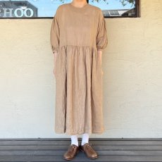 画像2: Gauze#/ガーゼ　 タッセルギャザーワンピース  (2)
