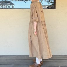 画像5: Gauze#/ガーゼ　 タッセルギャザーワンピース  (5)