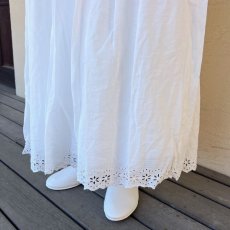 画像3: Gauze#/ガーゼ　 アンティークスカラップレース　ギャザースカート (3)