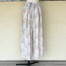画像10: ROBE de PEAU／ローブデポー　  シルクミックス　マーブルパターンワイドパンツ (10)