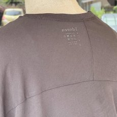 画像6: 1dozen／1ダース　 ペーパーコットン　ドレープTシャツ　 チャコール・ホワイト・ネイビー (6)