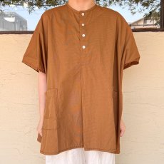 画像3: homspun/ホームスパン　 コットンミニチェックBIGブラウス (3)