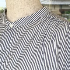 画像5: Veritecoeur/ヴェリテクール　 ストライプギャザーシャツ　 ストライプA (5)