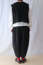 画像9: Gauze#/ガーゼ　 ヴィヴィアン2WAYジレ　 ブラック・ホワイト (9)