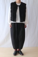 画像8: Gauze#/ガーゼ　 ヴィヴィアン2WAYジレ　 ブラック・ホワイト (8)