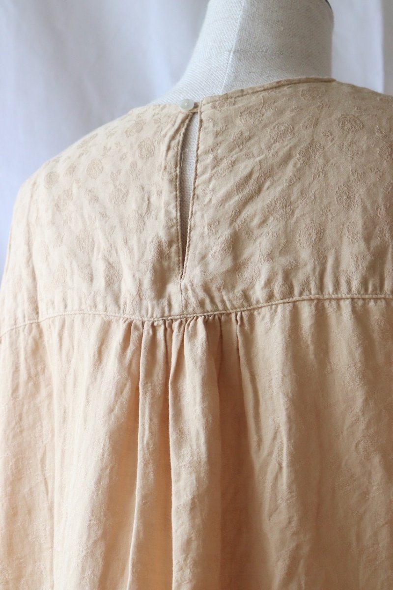 画像7: Gauze#/ガーゼ　 アンティークローズジャガードモダニストブラウス (7)