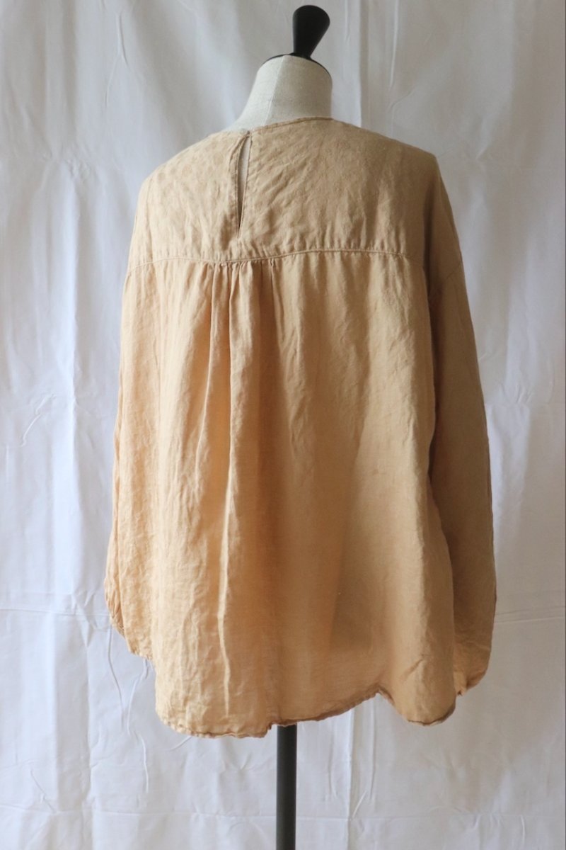 画像6: Gauze#/ガーゼ　 アンティークローズジャガードモダニストブラウス (6)