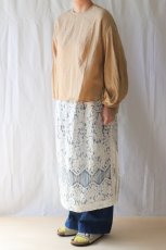 画像4: Gauze#/ガーゼ　 アンティークローズジャガードモダニストブラウス (4)