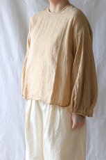 画像1: Gauze#/ガーゼ　 アンティークローズジャガードモダニストブラウス (1)