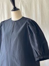 画像7: R&D.M.Co-/オールドマンズテーラー　 コットンポリエステルタフタ　ビッグバルーンスリーブドレス　 ブラック (7)