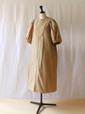 画像5: R&D.M.Co-/オールドマンズテーラー　 コットンポリエステルタフタ　ビッグバルーンスリーブドレス　 ベージュ (5)