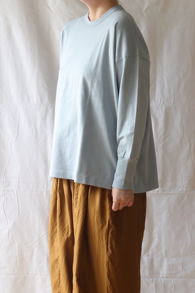 画像1: homspun/ホームスパン　 天竺長袖プルオーバー　 全４色 (1)