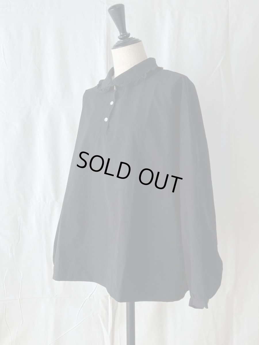 画像5: Labo ratory/ラボレイトリー　 スザンヌロングスリーブブラウス　 ブラック (5)