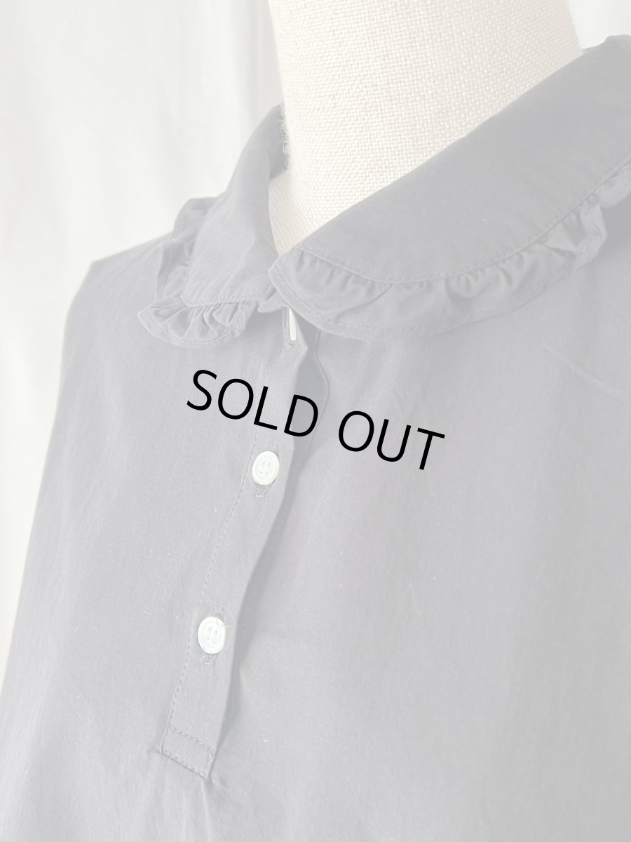 画像6: Labo ratory/ラボレイトリー　 スザンヌロングスリーブブラウス　 ブラック (6)