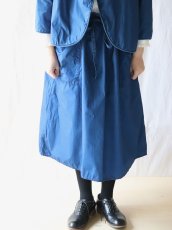画像1: R&D.M.Co-/オールドマンズテーラー　 インディゴブルー　ストリングスカート (1)