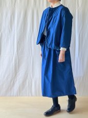 画像2: R&D.M.Co-/オールドマンズテーラー　 インディゴブルー　ストリングスカート (2)