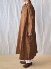 画像1: ROBE de PEAU/ローブデポー　 ペインターキャンバスコート　 アーモンド (1)