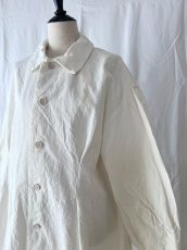 画像7: ROBE de PEAU/ローブデポー　 ペインターキャンバスコート　 エクリュ (7)
