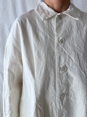 画像5: ROBE de PEAU/ローブデポー　 ペインターキャンバスコート　 エクリュ (5)