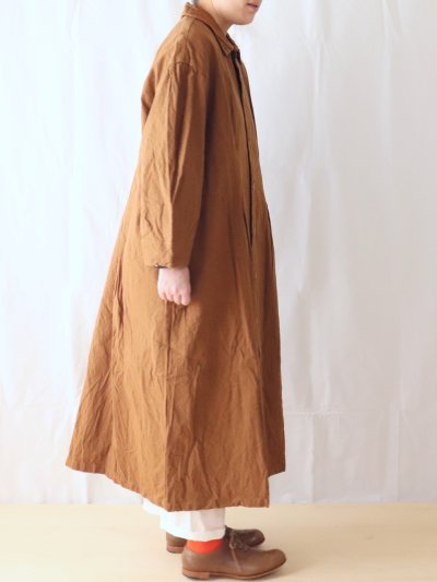 画像3: ROBE de PEAU/ローブデポー　 ペインターキャンバスコート　 アーモンド