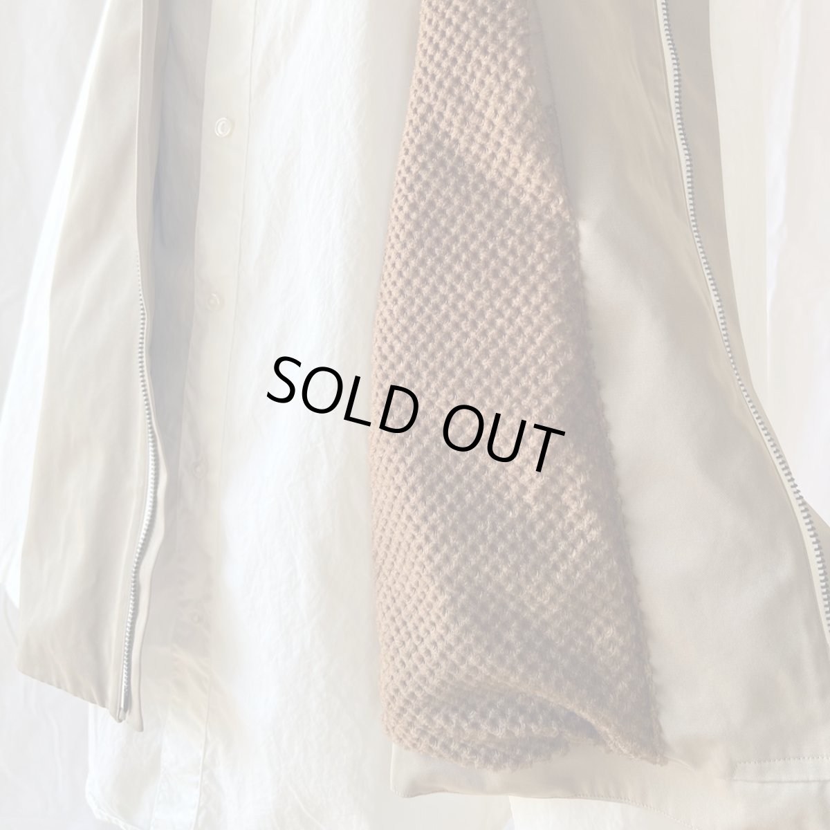 画像6: NO CONTROL AIR/ノーコントロールエアー　 強撚ポリエステル メモリーギャバジン　 マウンテンパーカーベスト (6)