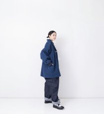 画像5: Veritecoeur/ヴェリテクール　 ガーメントダイショートコート　 ロイヤルネイビー (5)