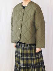 画像1: utilite/ユティリテ　 ポリエステルタフタ キルティングジャケット (1)