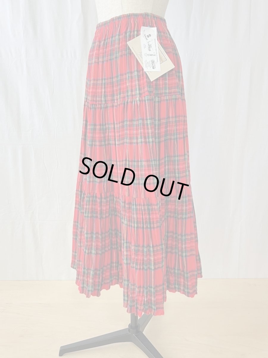 画像7: Rockmount/ロックマウント　 コットン フランネル しわ加工 ロングスカート　 ロイヤルスチュワート (7)