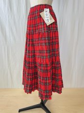 画像7: Rockmount/ロックマウント　 コットン フランネル しわ加工 ロングスカート　 ロイヤルスチュワート (7)