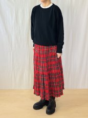 画像4: Rockmount/ロックマウント　 コットン フランネル しわ加工 ロングスカート　 ロイヤルスチュワート (4)