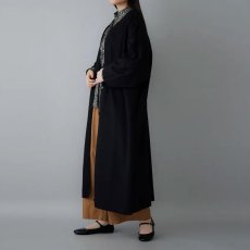 画像1: utilite/ユティリテ　 ウールレットシャギー コート　 ブラック (1)