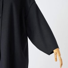 画像9: utilite/ユティリテ　 ウールレットシャギー コート　 ブラック (9)