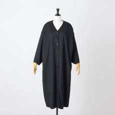 画像5: utilite/ユティリテ　 ウールレットシャギー コート　 ブラック (5)