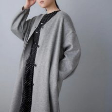 画像7: utilite/ユティリテ　 ウールレットシャギー コート　 グレー (7)