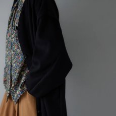 画像4: utilite/ユティリテ　 ウールレットシャギー コート　 ブラック (4)