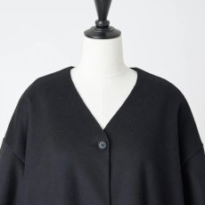 画像8: utilite/ユティリテ　 ウールレットシャギー コート　 ブラック (8)