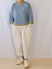 画像3: ROBE de PEAU/ローブデポー　 JOU JOU ボトルネックニット　 LIGHT BLUE (3)